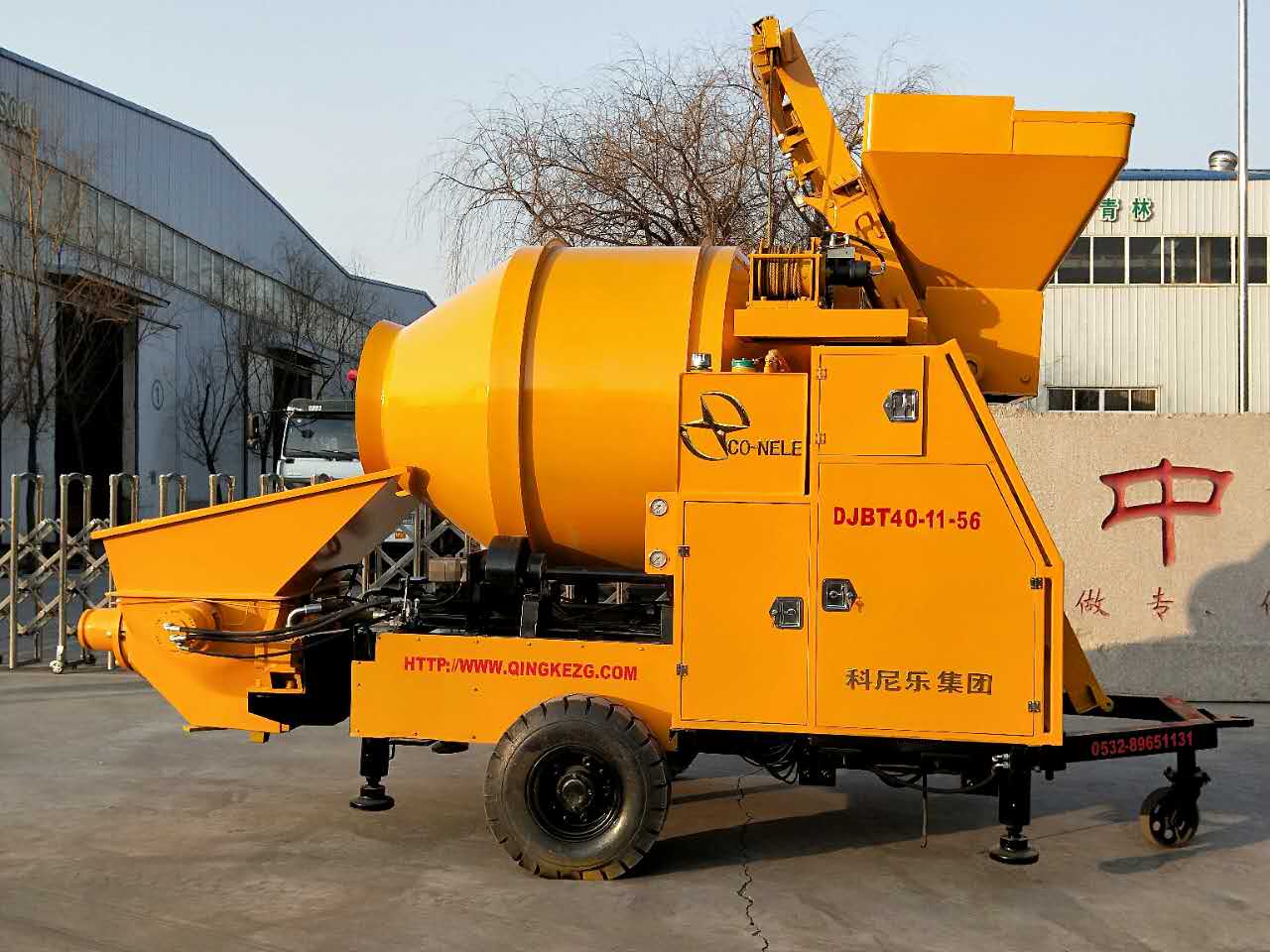 混凝土泵 青科重工 攪拌拖泵 混凝土泵 青科重工 攪拌拖泵