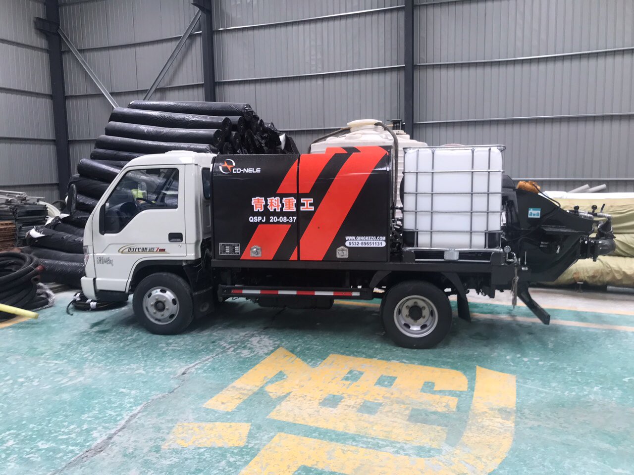 混凝土泵 青科重工 雙噴頭濕噴機 混凝土泵 青科重工 雙噴頭濕噴機