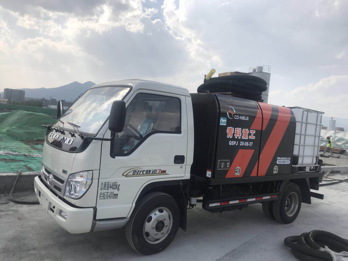 混凝土泵 青科重工 雙噴頭濕噴機 混凝土泵 青科重工 雙噴頭濕噴機